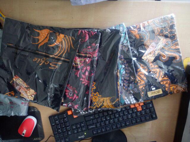 Kenongo Kemeja Hem Pendek Padi Pekalongan M L Xl Murah Keren Batik