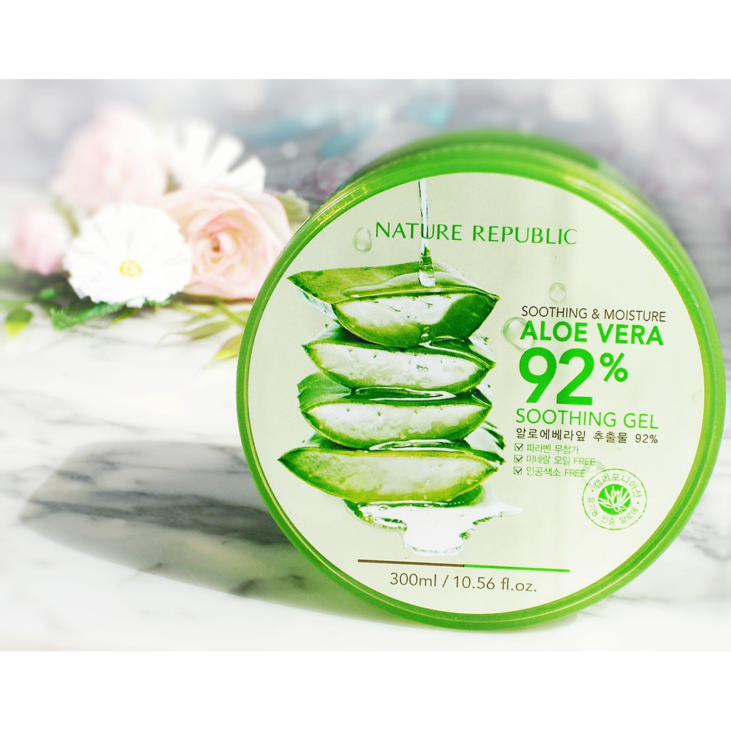 Jual Nature Republic Aloe Vera 92 Soothing Gel / Masker Original