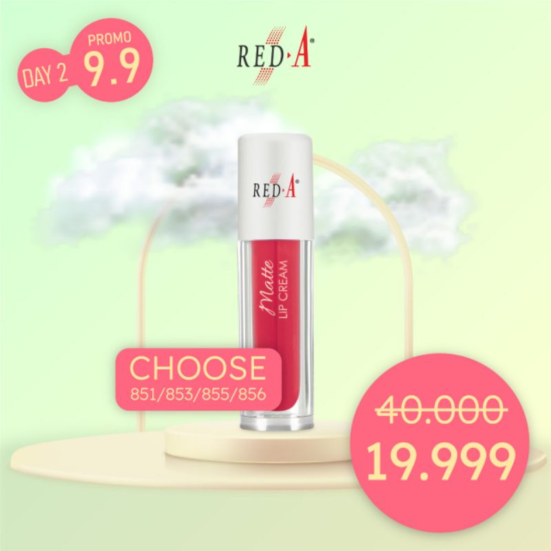 Red A Lip Cream Matte Viva Cosmetics