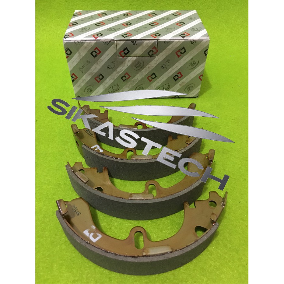 SET REAR BRAKE SHOE KIT / KAMPAS REM TROMOL SEPATU RODA BELAKANG LENGKAP KANAN DAN KIRI TOYOTA CORON