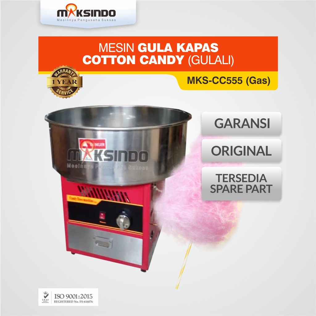 Mesin Gula Kapas Cotton Candy (Gulali) MKS-CC555 (Gas)
