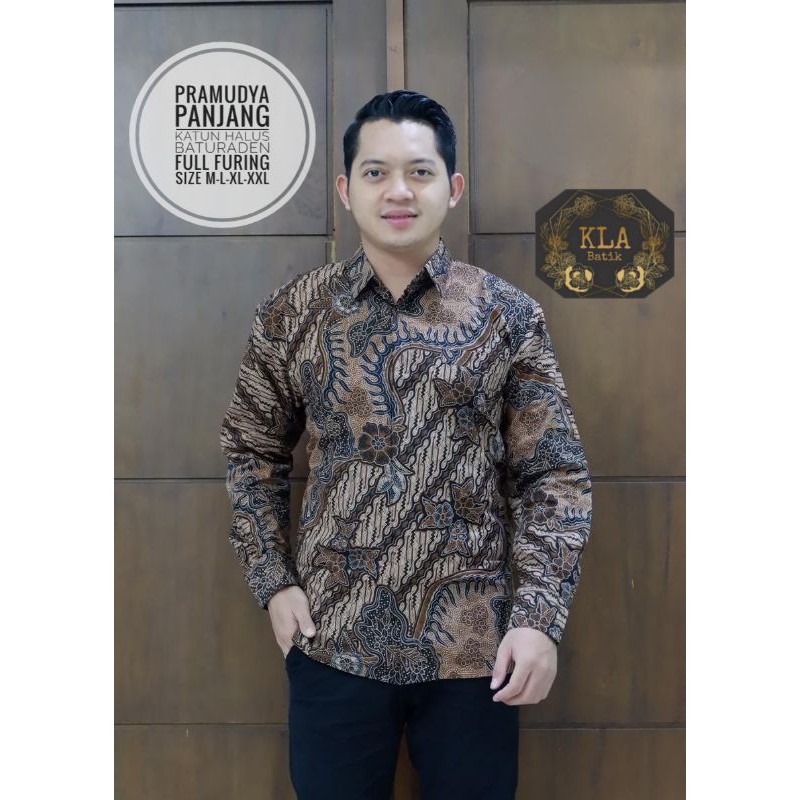 Harga Gila Pramudya Kemeja Batik Pria Lengan Panjang Katun Halus Sragenan no6DkJTNkXj1K