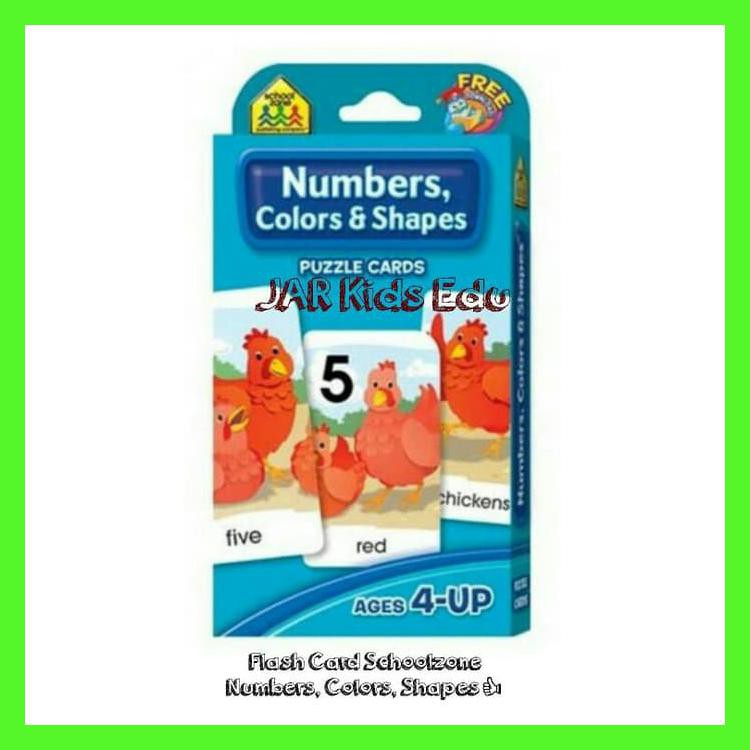 

FLASH CARD SCHOOLZONE (NUMBER, COLOR & SHAPE)