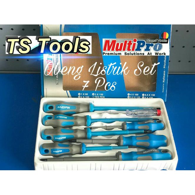 ❇ZFY5634♚ Obeng Listrik Multipro set 7 pcs