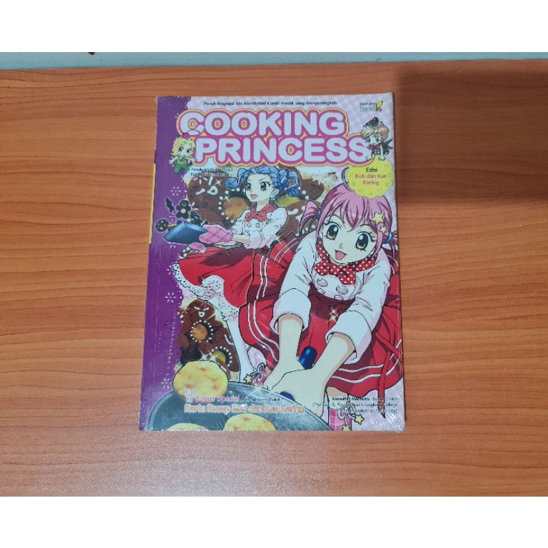 komik anak cooking princess edisi roti dan kue kering