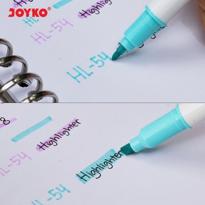 

Unik Spidol Highlighter Hl-54 Joyko Spidol 6 Warna 2In1 Spidol & Stabilo Diskon