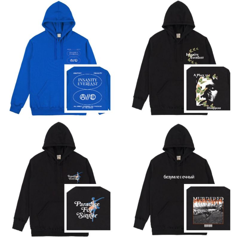 (BISA BAYAR COD) INSANITY EVERLAST HOODIE ORIGINAL