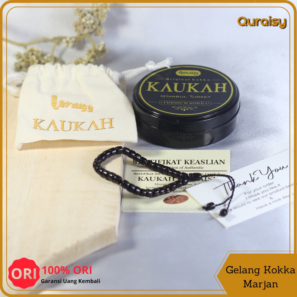 Gelang Kokka Marjan untuk Kesehatan Bersertifikat Asli Kauka Kaokah Kaoka Kaukah Kokkah Koka-2