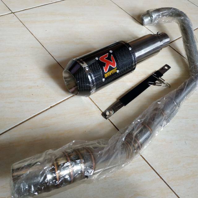 Knalpot AKRAPOVIC lorenzo cbr gsx vixion sonic verza tiger megapro cb new dll