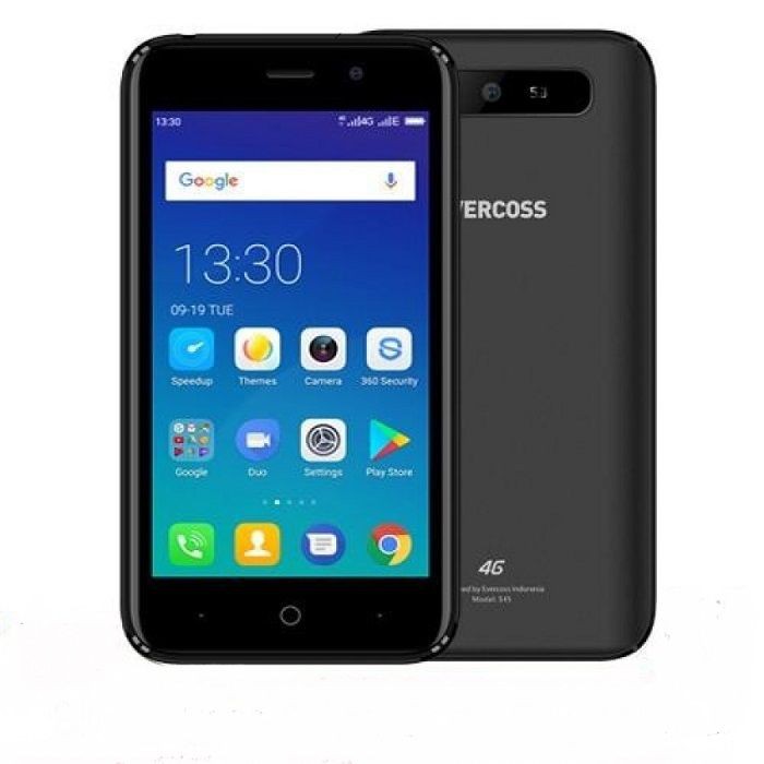 HP EVERCOSS 4G LTE S45 XTREAM 1 RAM 1GB/8GB 5MP CAMERA FACE UNLOCK DISPLAY 4,5 INCH ANDROID RESMI-1