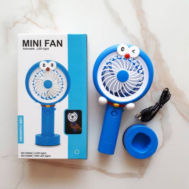 Kipas Mini /mini fan Doraemon /hellokitty /n9