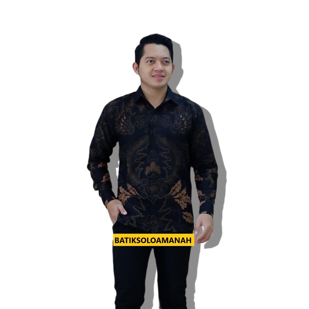 MAHKOTA PROMO BATIK PREMIUM KEMEJA BATIK SOLO PRIA LENGAN PANJANG LAPIS FURING ATASAN MODERN MAHKOTA PENDEK PERWIRA MAHESA JAYANEGARA ARIESWARA RAJASWA GITARJA SUKET SEGORO WISANGGENI PROBOSETO KUNING HIJAU MERAH MAHKUTO NAVY HITAM BIRU NGUDI RAHAYU SM