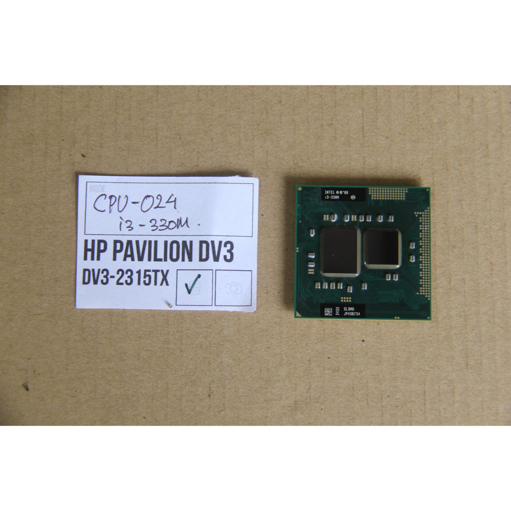 PROCESSOR HP PAVILION DV3 - INTEL CORE I3-330M CPU-024