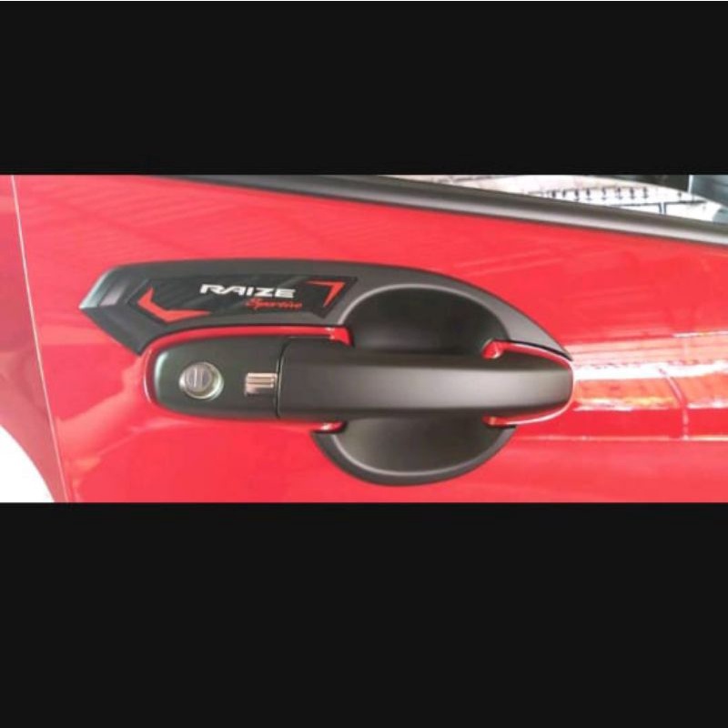 Cover Outer handle all new Toyota Raize 2021 hitam doff