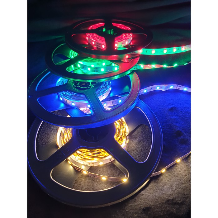 Lampu LED Strip Flexible IP65 Intech 5 Meter 2835 / 5050 IN TECH 4.8W