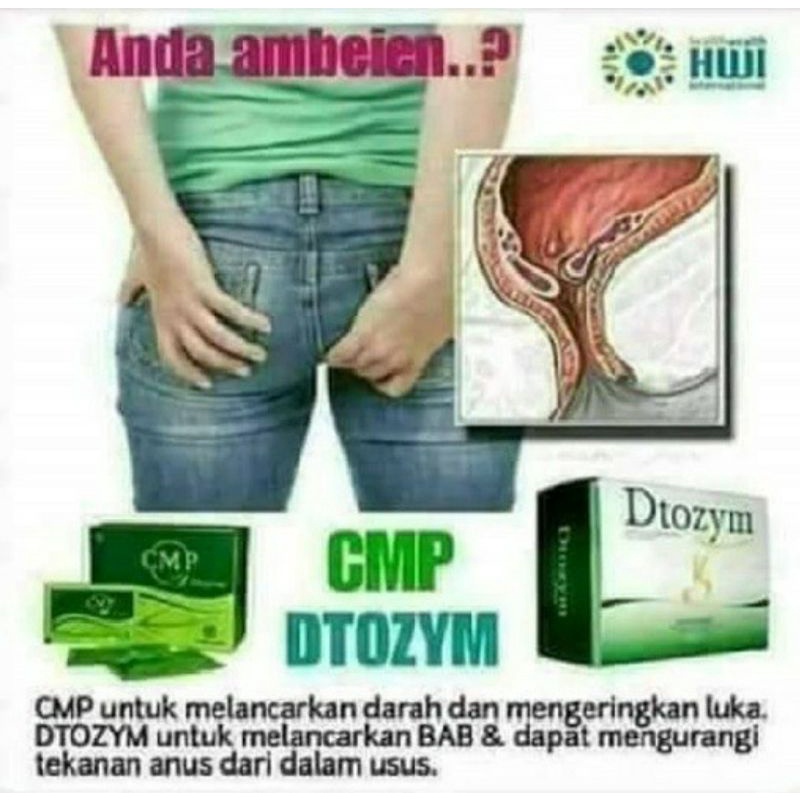 

Obat Ambeyen/ambeien/wasir+NF CMP+DTO-ZIM Herbbal Halal