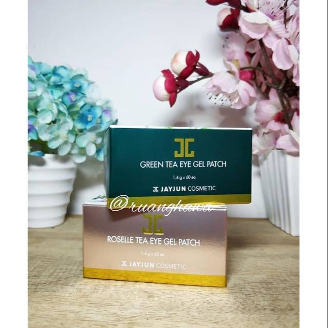Jayjun Eye Gel Patch 60 pcs Green Tea Roselle Tea