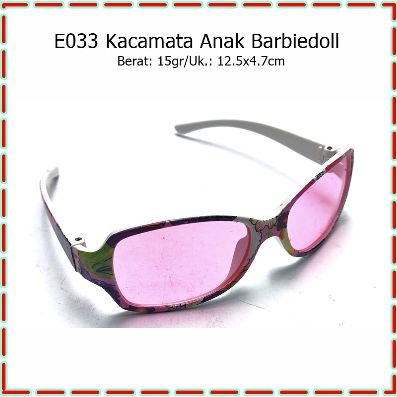 E033 Kacamata Fashion Anak - Barbiedoll