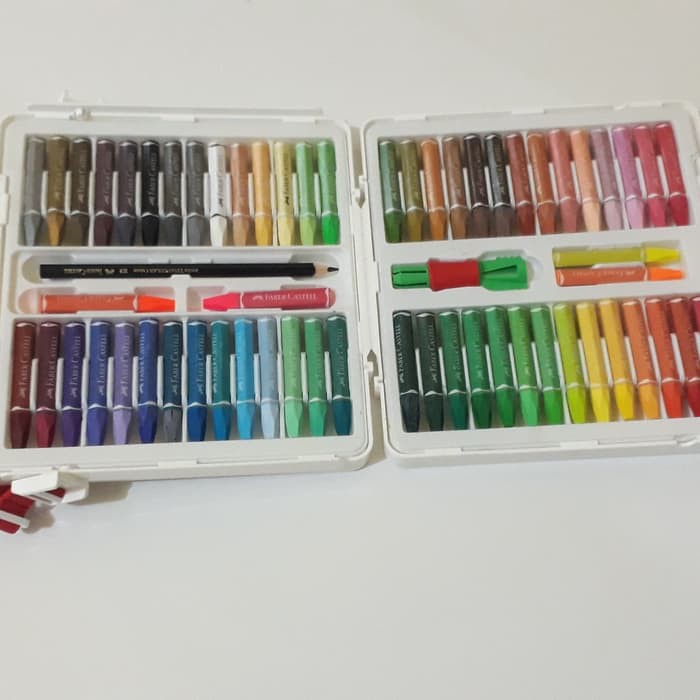 

(P) [JK]# OFFICE Crayon Hexagonal Oil Faber Castell 60 warna RB9