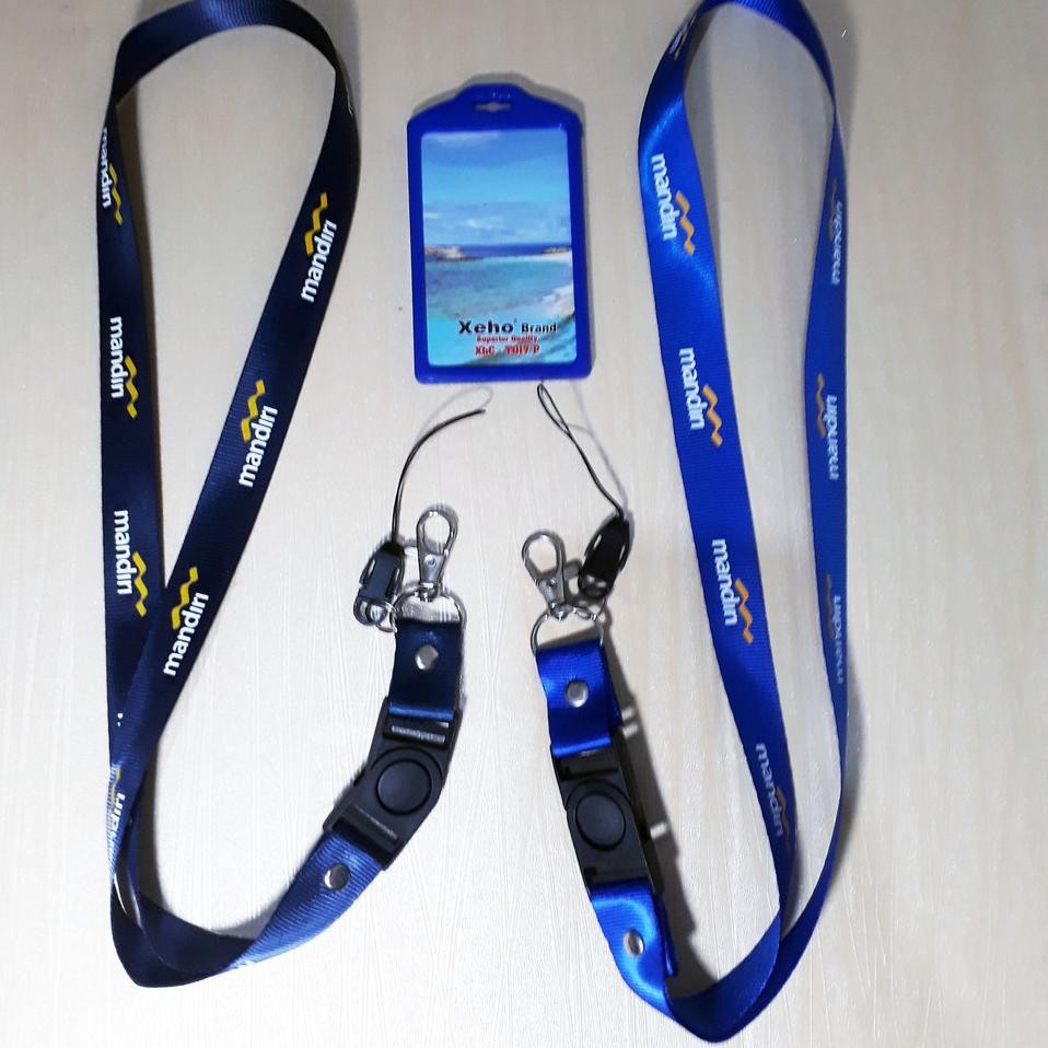 

Bayar Di Tempat DQN7H BANK MANDIRI Lanyard ID CARD/Gantungan ID Card (Paket Murah) V87 Terbatas