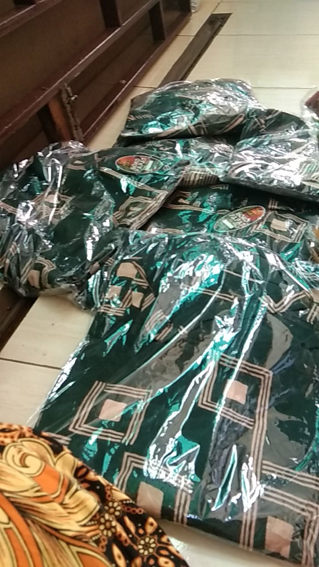 Gamis Twill Batik Terbaru Abstrak Malam