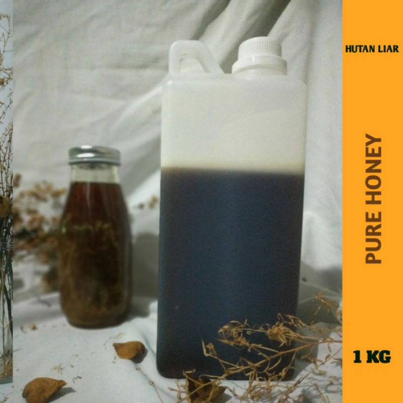

(COD) Madu Murni Asli Hutan Liar 1 KG Pure Raw Honey 100% Madu Organik Penambah Imun Madu Original