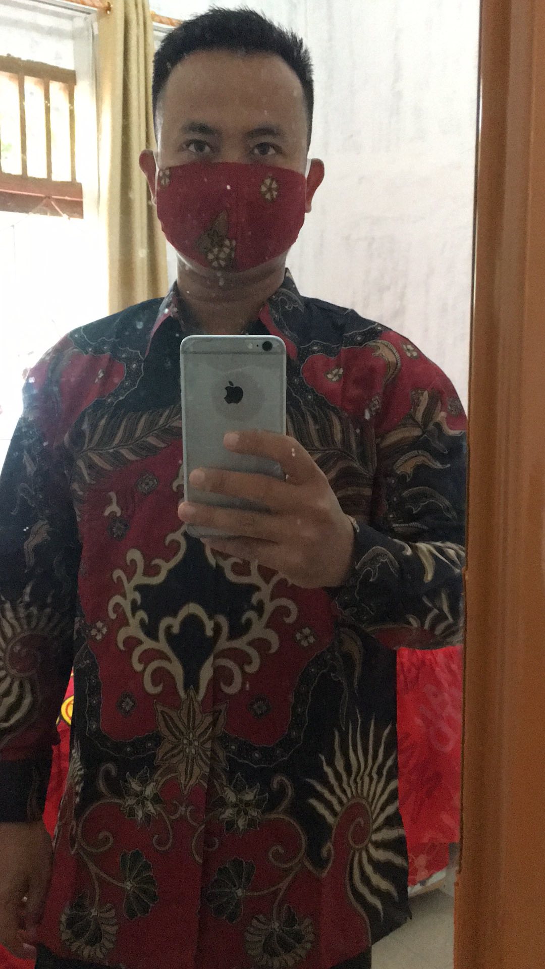 Batik Pria Lengan Panjang Lapis Furing Batik Solo Membara