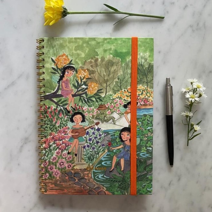 

Planner Agenda Secret Garden Kamalika Artprints 048