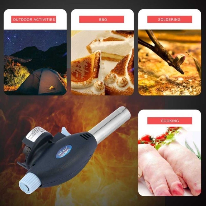 Kepala Gas Non Inverter Firetric Portable Torch Butane Flame Gun