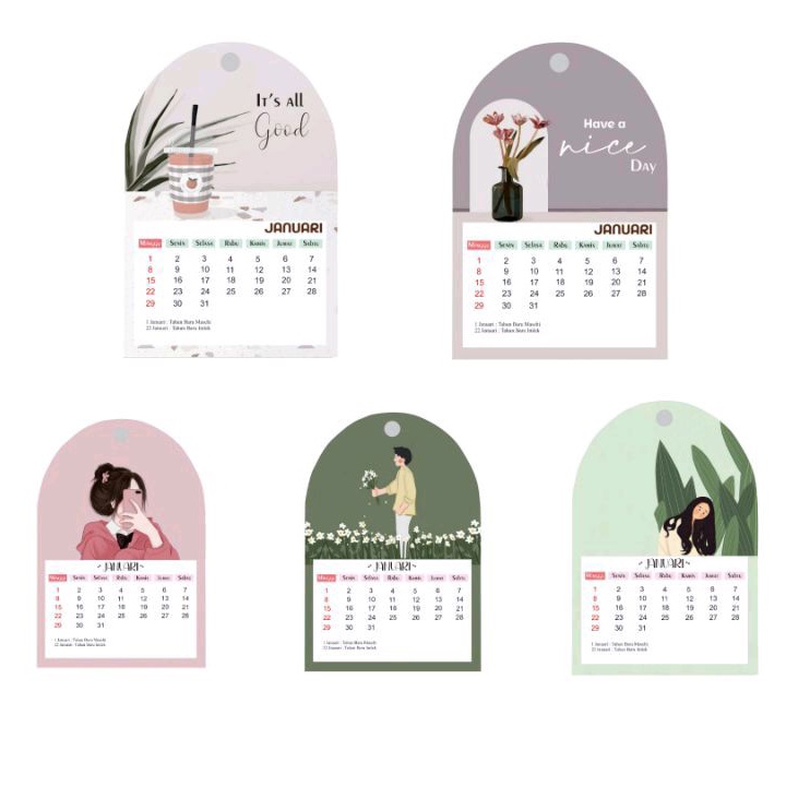 

Kalender Mini 2023 | uk. 9,5 x 14 cm