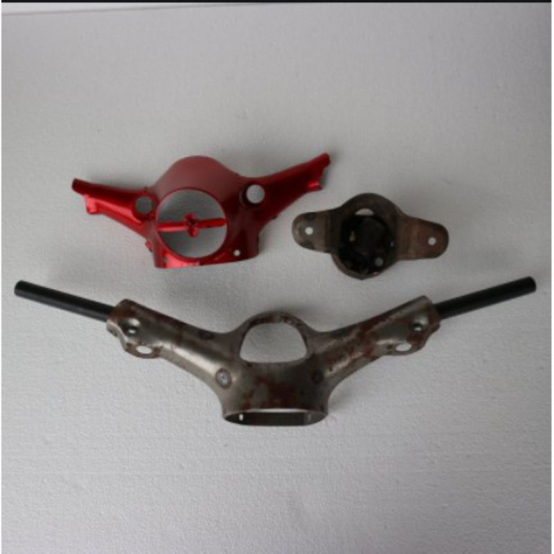 BATOK ATAS BAWAH SET STANG STIR HONDA C70 SET PANGKON STANG C70