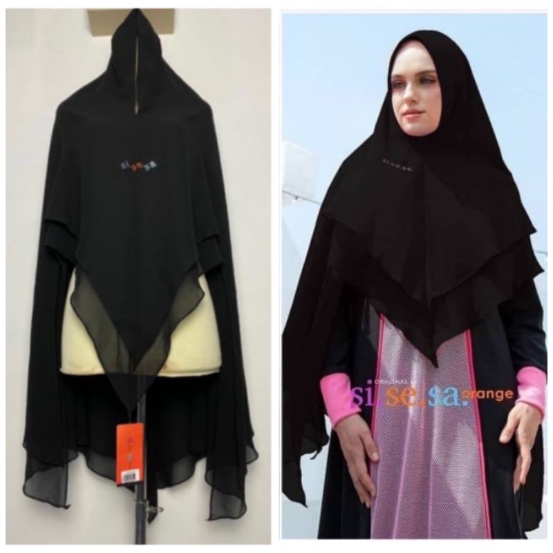 khimar sisesa short naomi hitam