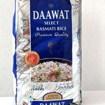 

Model baru - Daawat basmati rice kemasan 1 kg