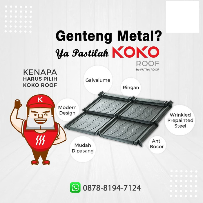 Genteng Metal Kokoroof