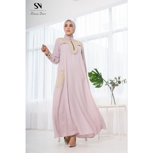 KHANZA DRESS BY SHALU NISABILA GAMIS TERBARU ABAYA ORIGINAL