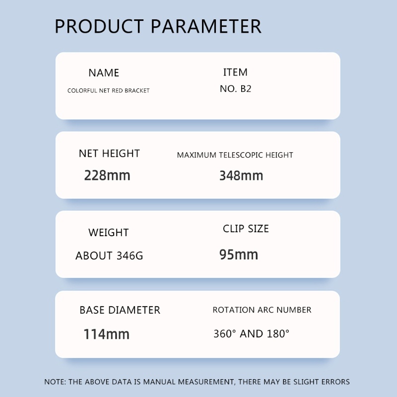 Btsg Phone Stand Siaran Langsung Tabletop Holder Braket Penyangga Hp Yang Dapat Ditarik