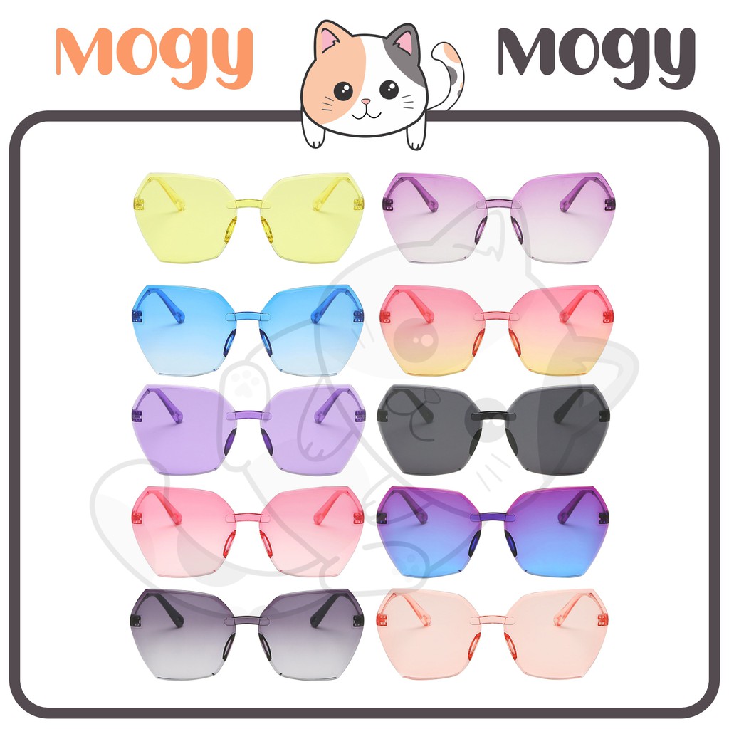 MOGYMOGY K601 Kacamata Gradien Wanita Kacamata Pantai Warna Warni Sunglasses Fashion