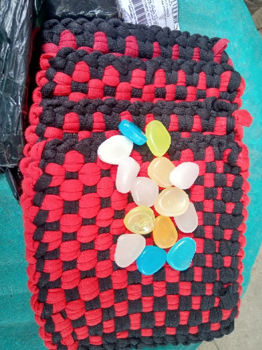 Pegangan Panci Penggorengan/ Lap Tangan Dapur Anti Panas / Cempal Anyam /lap Dapur Anyam