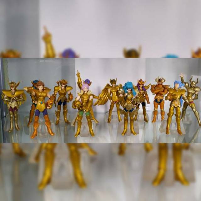 Saint Seiya 12 Zodiac Gold Cloth Gashapone Figure Bandai