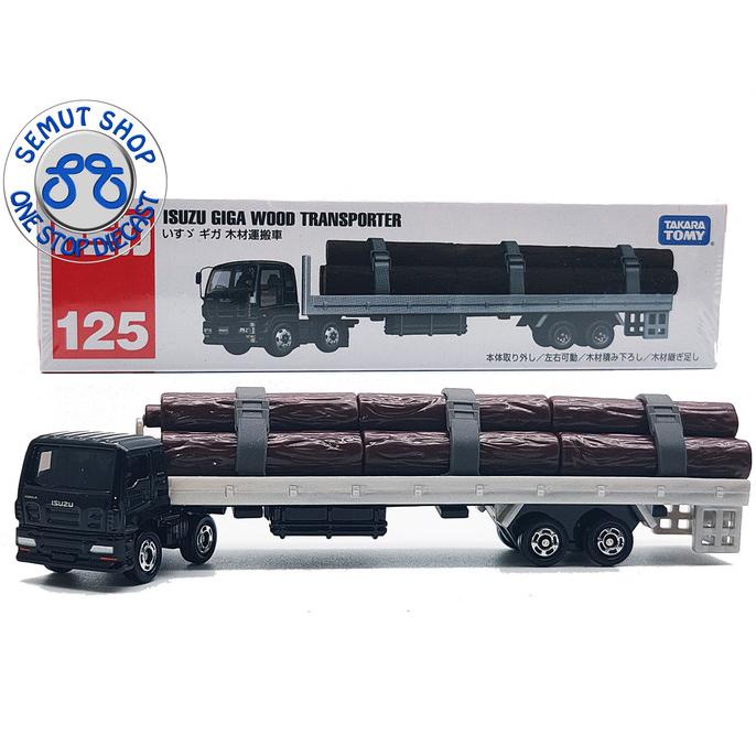 Tomica Long Isuzu Giga Wood Transporter Miniatur Truck Pengangkut Kayu Termurah