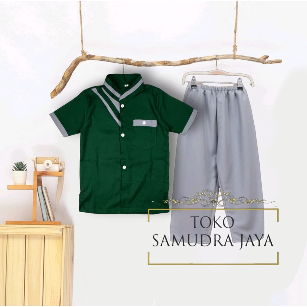 Baju koko anak laki laki setelan Baju muslim anak terbaru Baju koko anak umur 3-4 Tahun