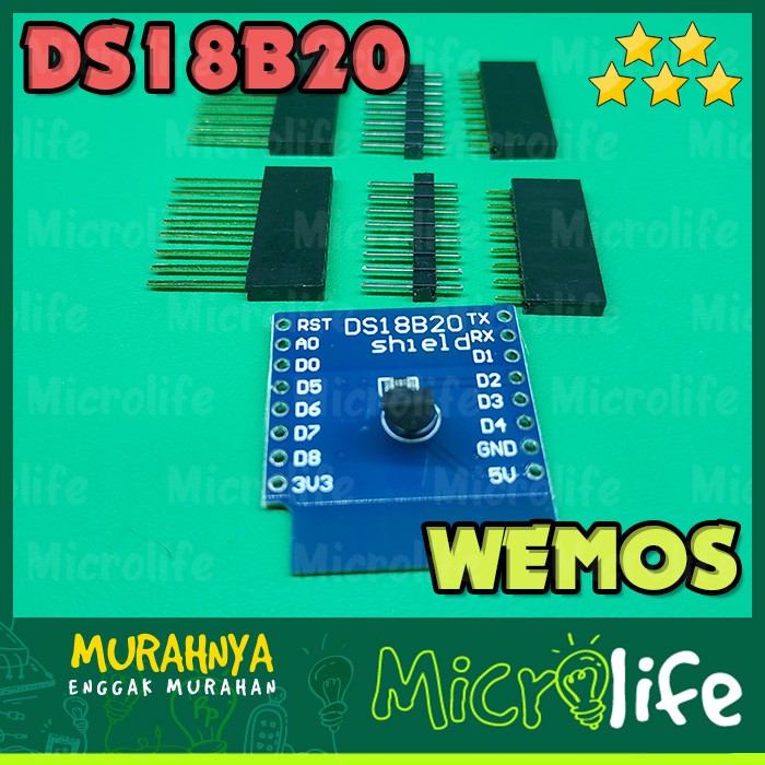 DS18B20 SHIELD WEMOS D1 MINI