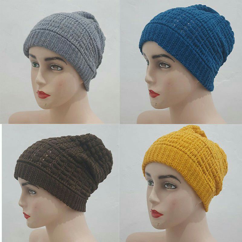 Ciput Rajut Nenek Non Pet, Kupluk Rajut Nenek