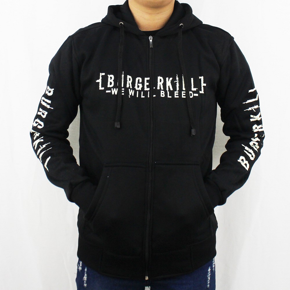 JAKET BURGERKILL HEAVY METAL M L XL XXL 04 - JAKET MUSIK METAL BURGERKILL - HOODIE MUSIK BURGERKILL