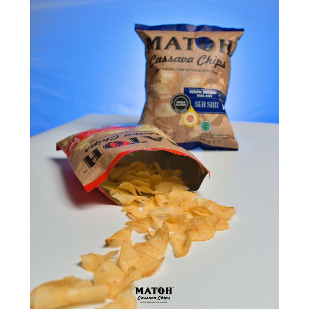 Matoh Cassava Chips - Keripik Singkong SWEET CHILI Gluten Free &amp; No Msg 75 g