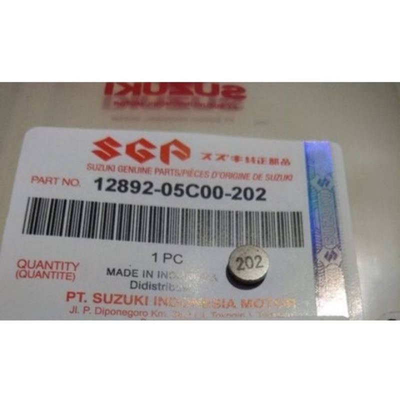 sim klep satria fu 150 ukuran 202 original sgp