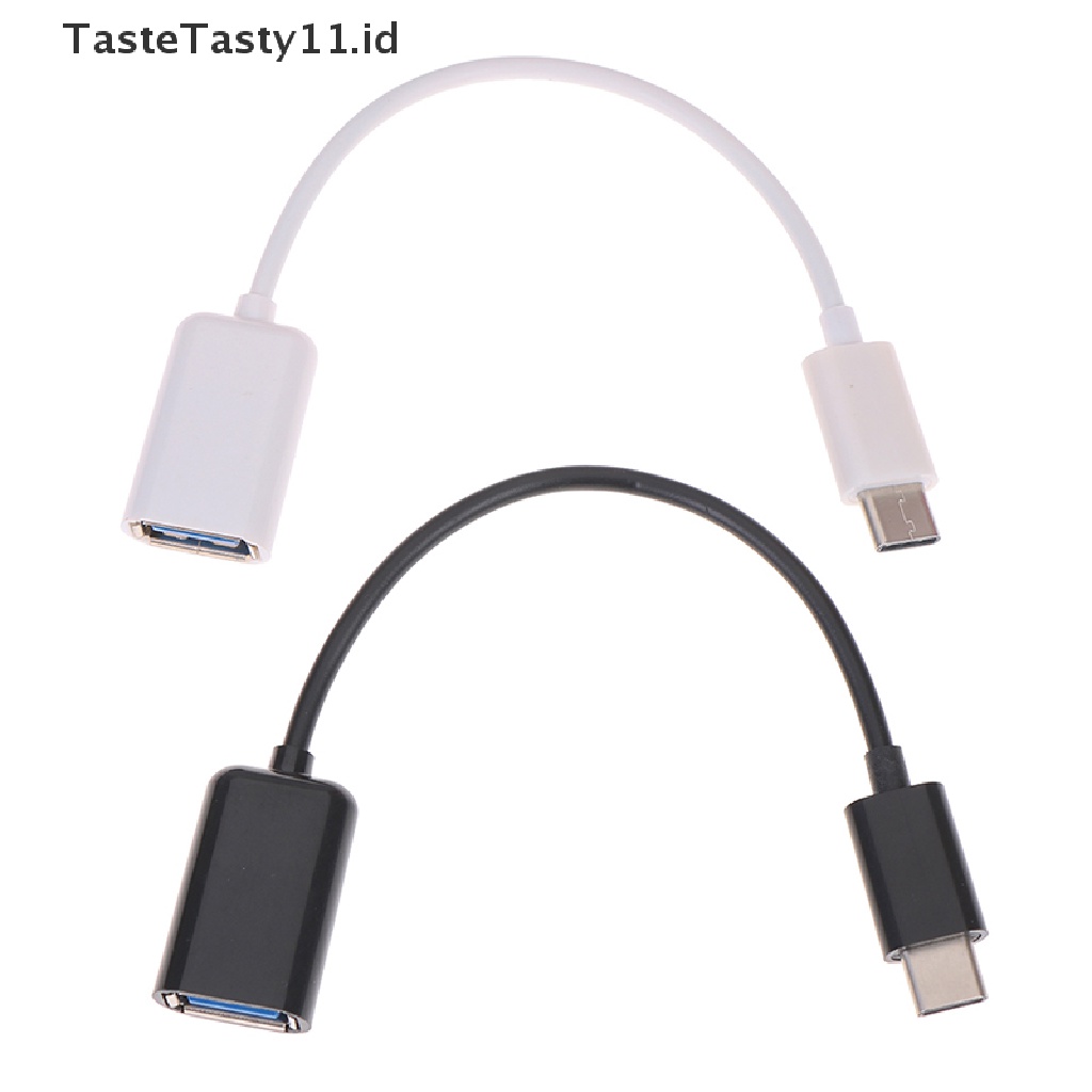 Kabel Adapter Konverter Data Sync OTG USB 3.1 Tipe C Male Ke USB Female Bahan Metal