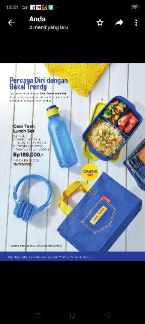 Tuperware Murah_cool Teen +free Bag