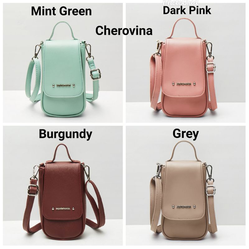 DOMPET PANJANG WANITA CHEROVINA SOPHIE MARTIN PARIS ORIGINAL TERBARU TAS HP TALI PANJANG