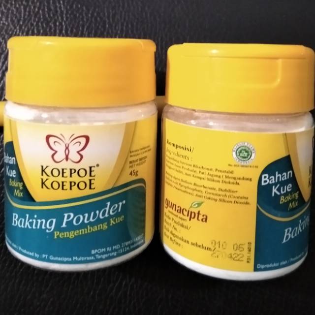 Baking powder bubuk bahan pengembang kue koepoe 45 gr